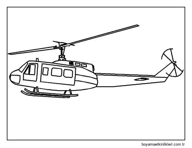 Askeri Helikopter Çizimi