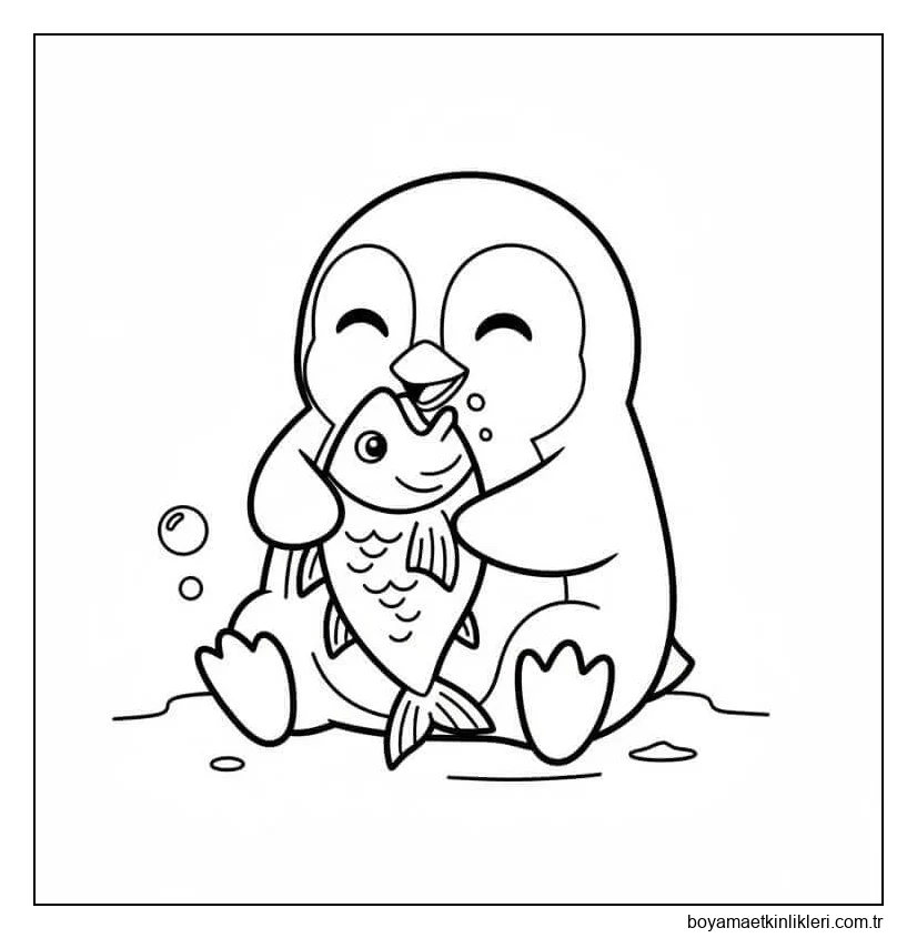 Balıklı Penguen