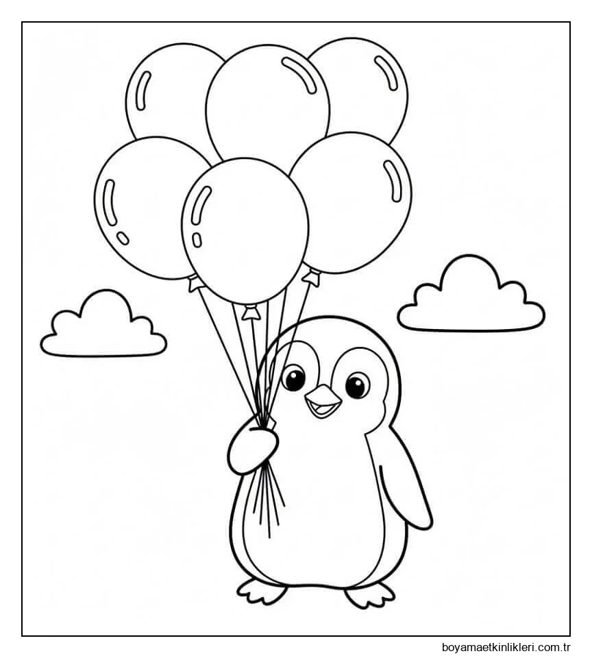 Balonlu Penguen