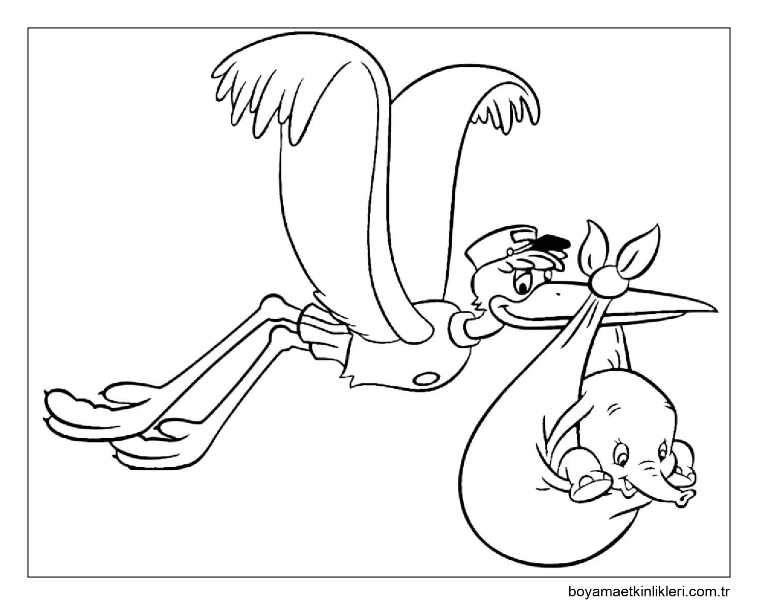 Bay Stork Baby Dumbo'yu Teslim Ediyor