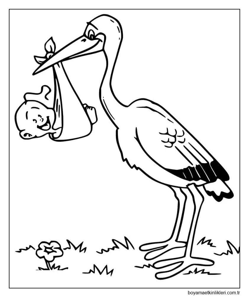 Bebek ile Karikatür Leylek