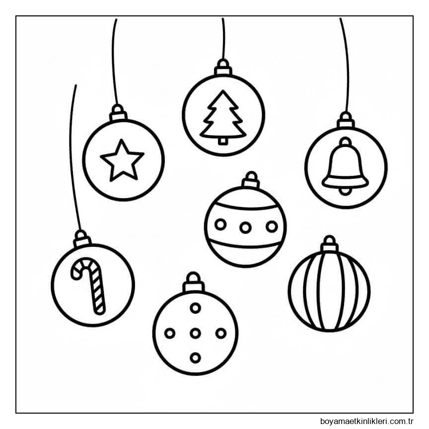 Bedava Noel Topları Resim