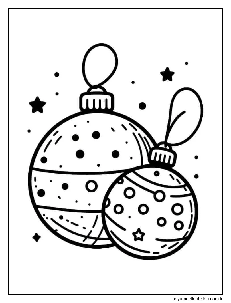 Bedava Noel Topları Yazdır
