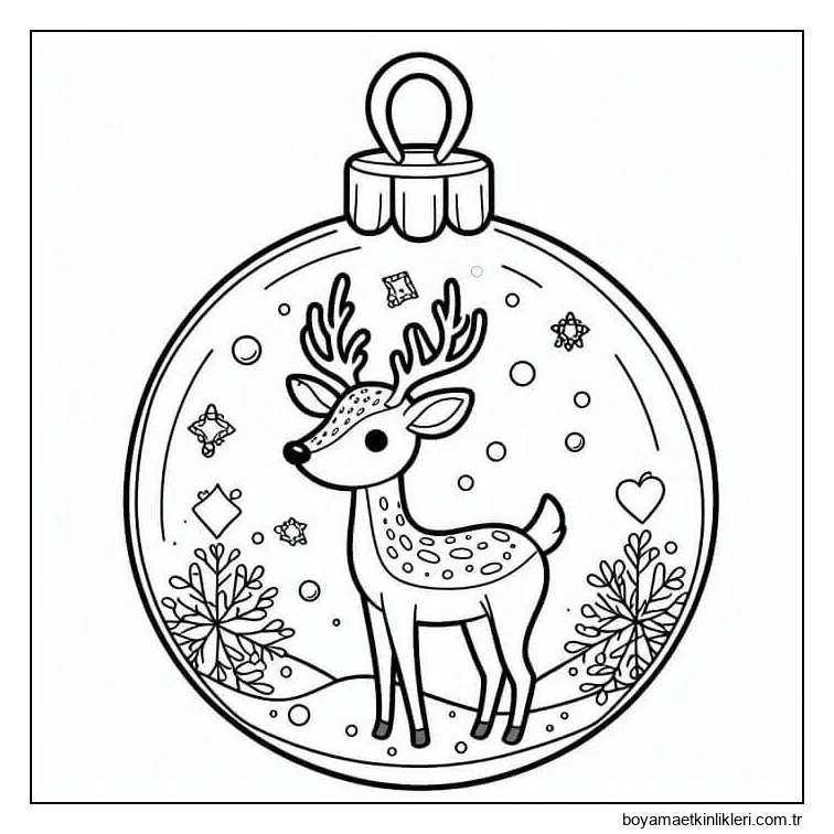 Bedava Noel Topları Yazdırılabilir