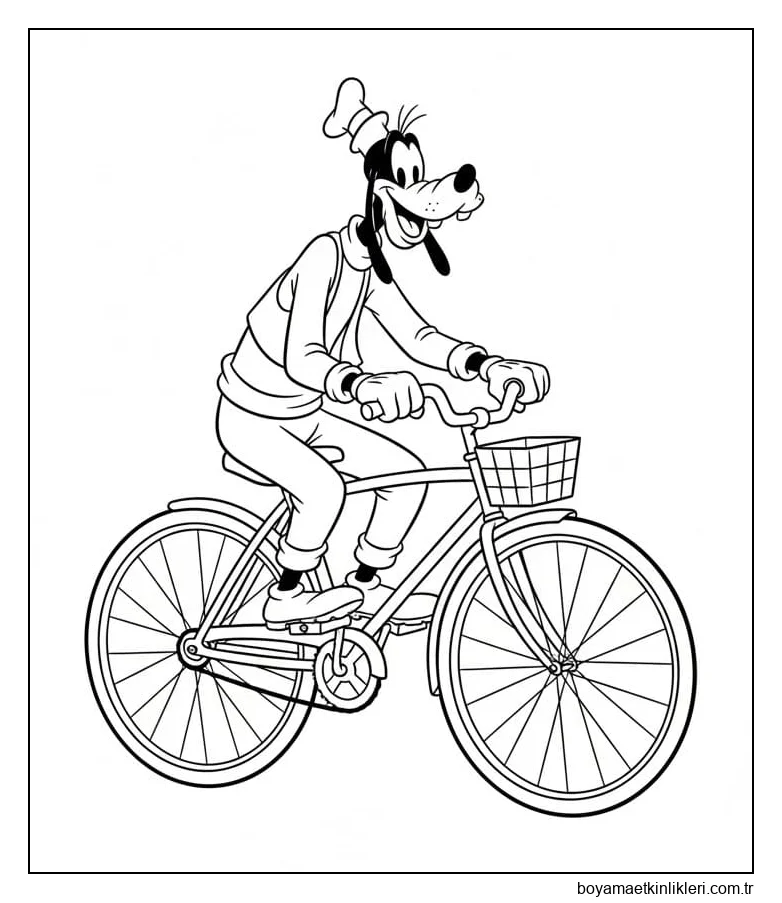 Bisiklete Binen Goofy