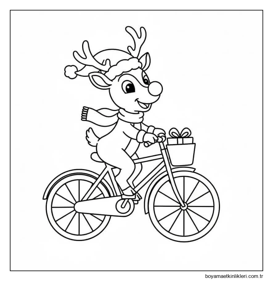 Bisiklete Binen Rudolph