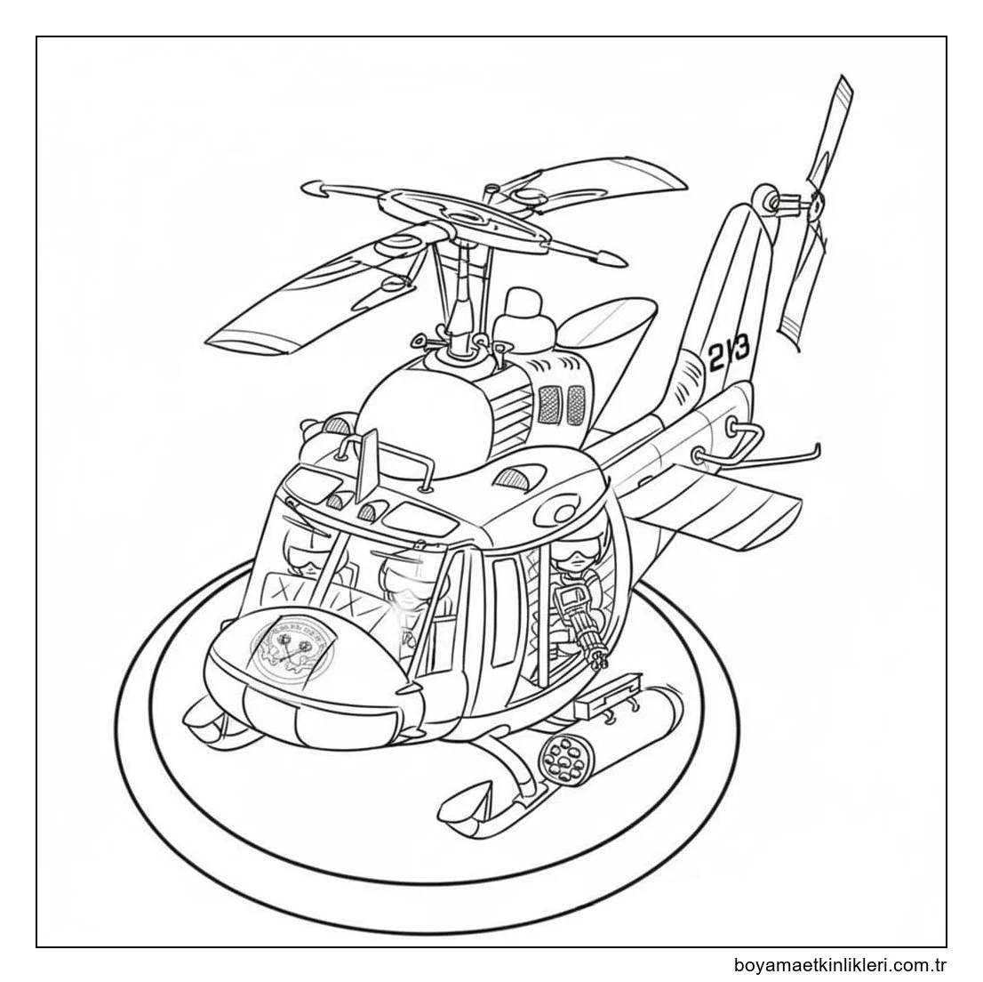 Çizmek Helikopter kolay