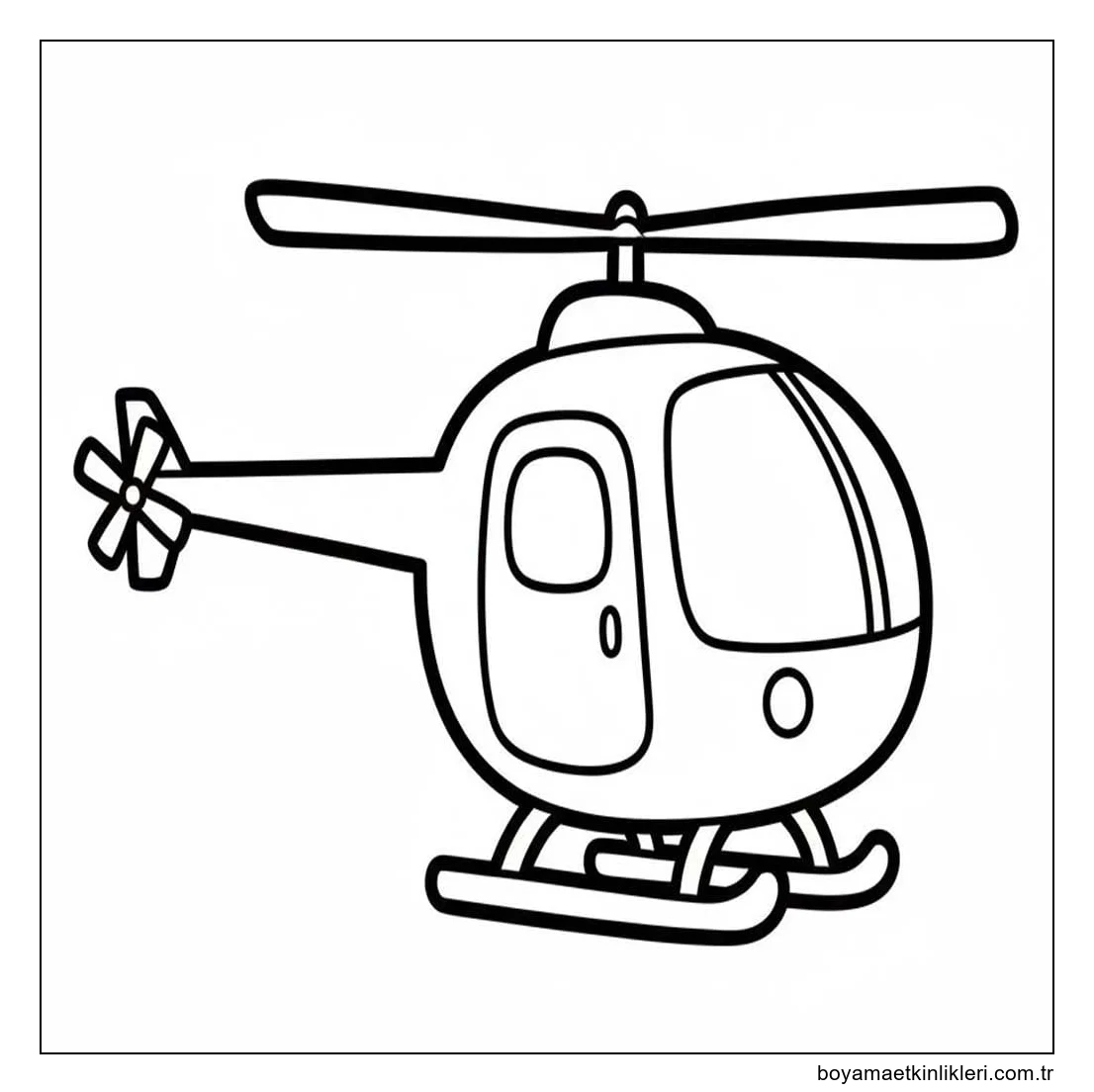 Çizmek Helikopter ücretsiz yazdırılabilir