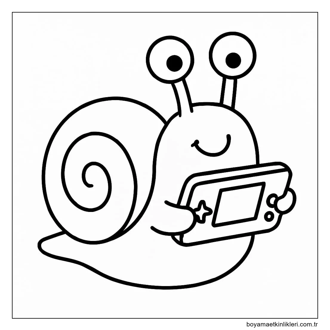 Çizmek Salyangoz çocuklar için yazdırılabilir