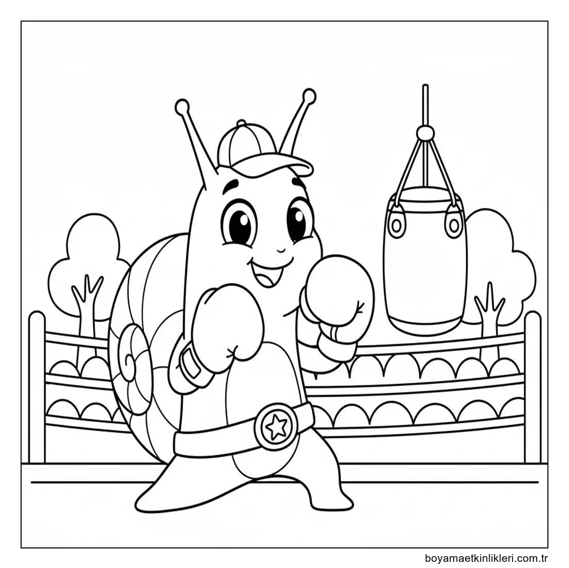 Çizmek Salyangoz yazdırılabilir