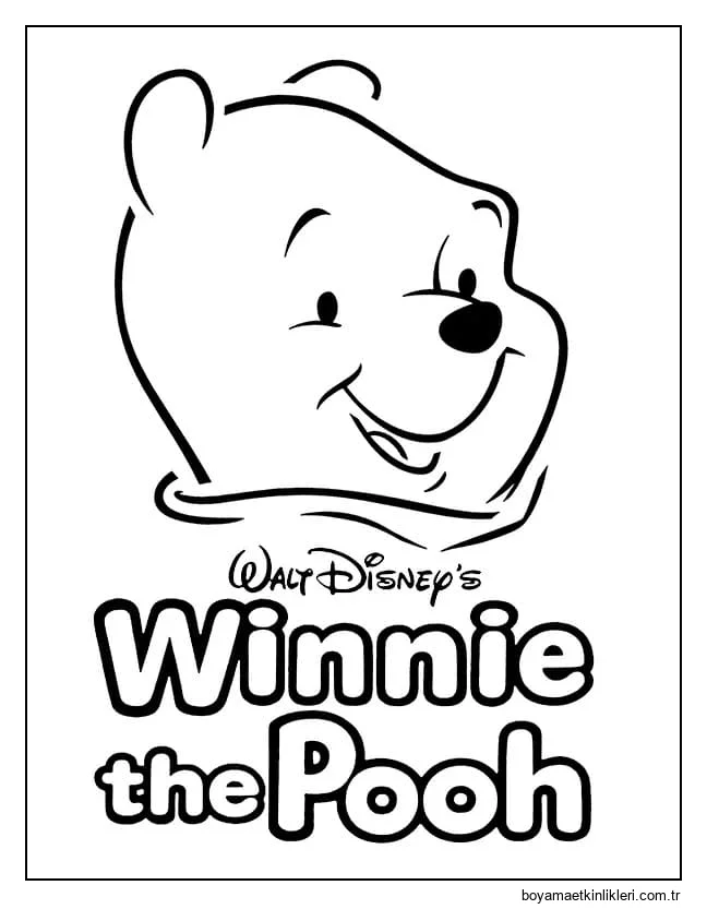 Disney Winnie The Pooh çizimi ücretsiz
