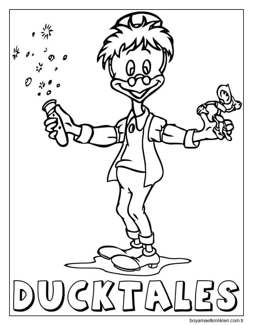 Ducktales'den Gyro Gearloose