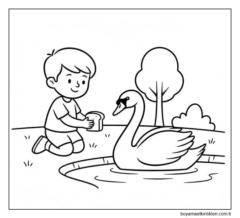 Erkek Çocuk ve Kuğu