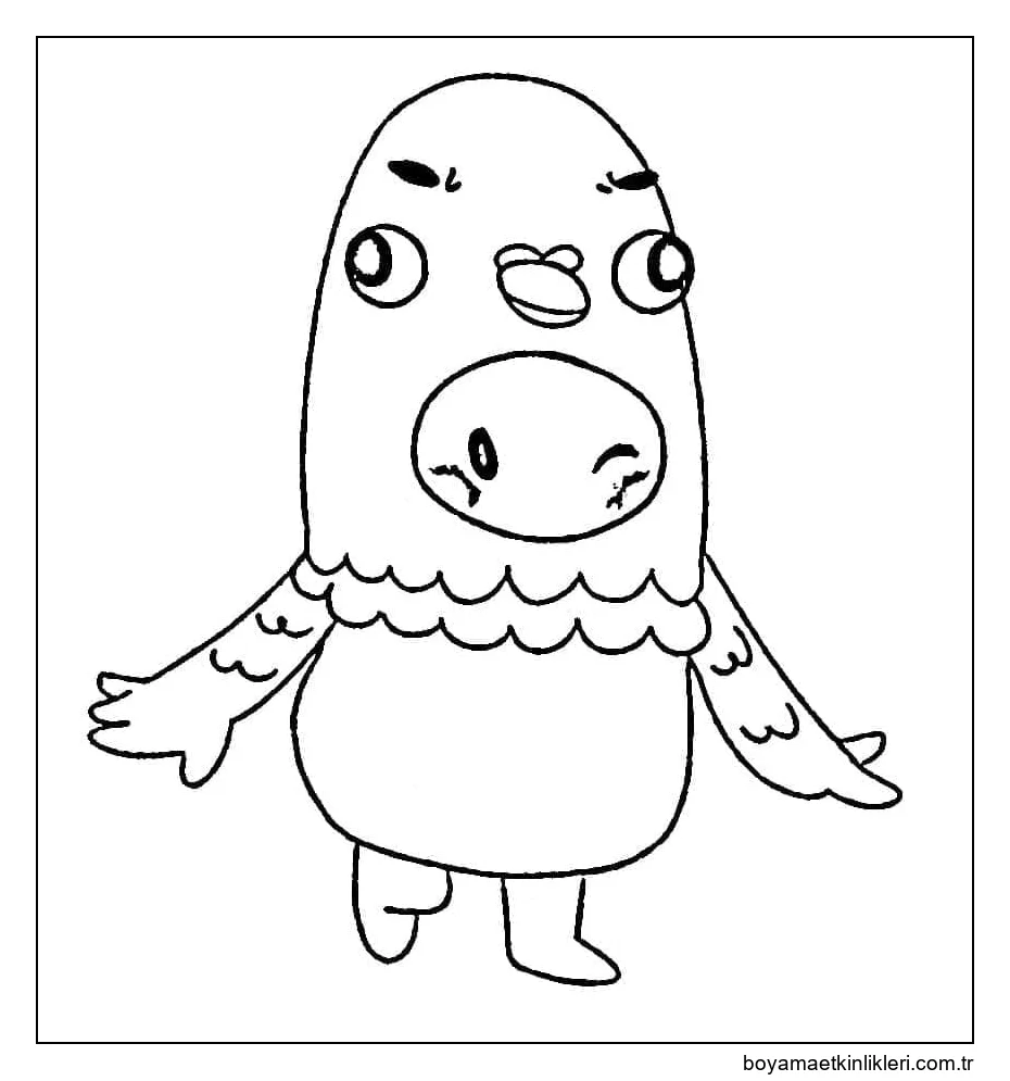 Fall Guys Güvercin Kostümü