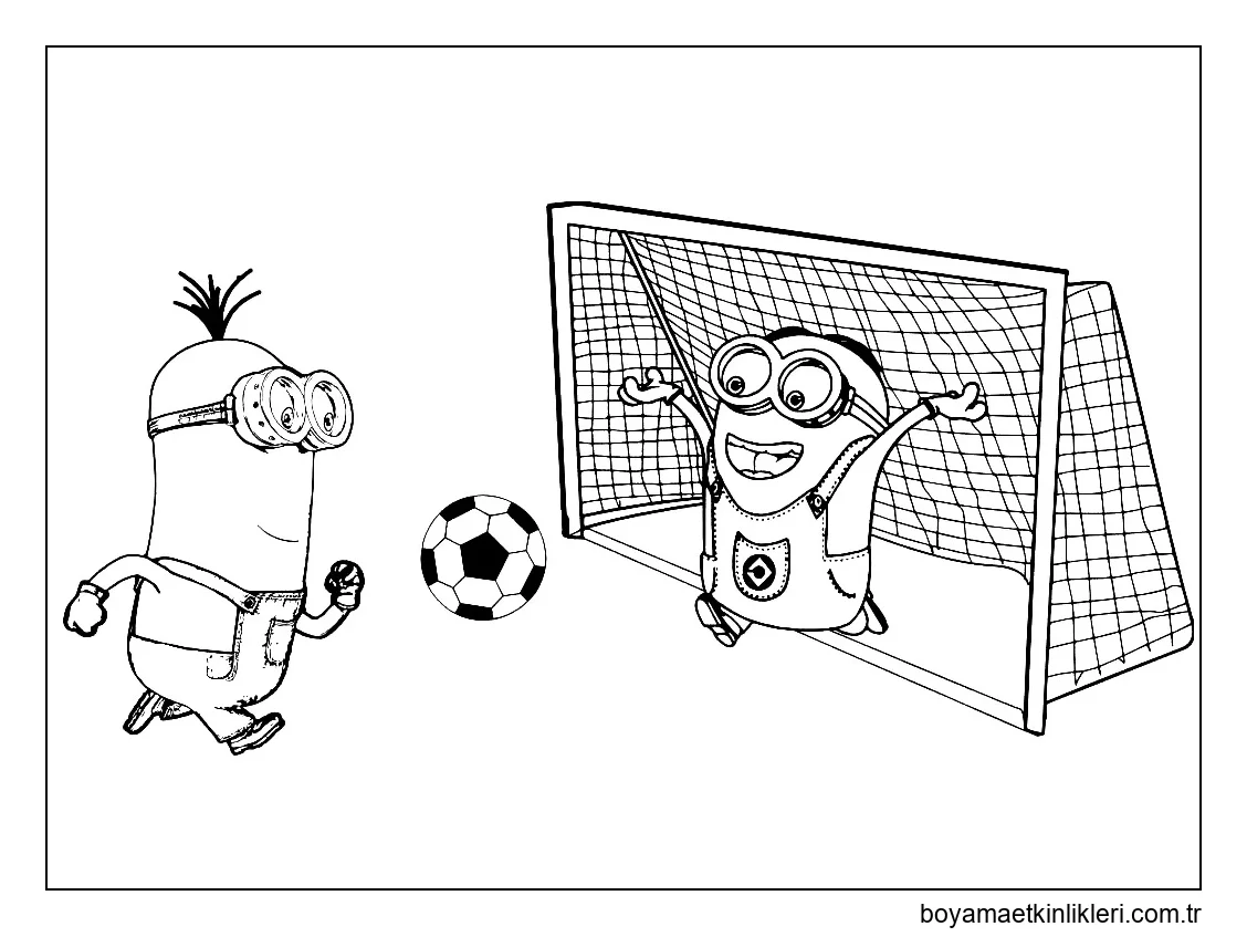 Futbol Oynayan Minyonlar