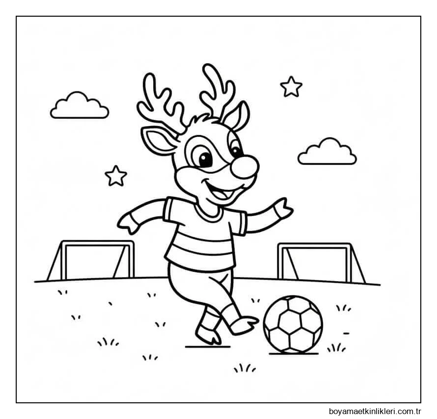 Futbol Oynayan Rudolph