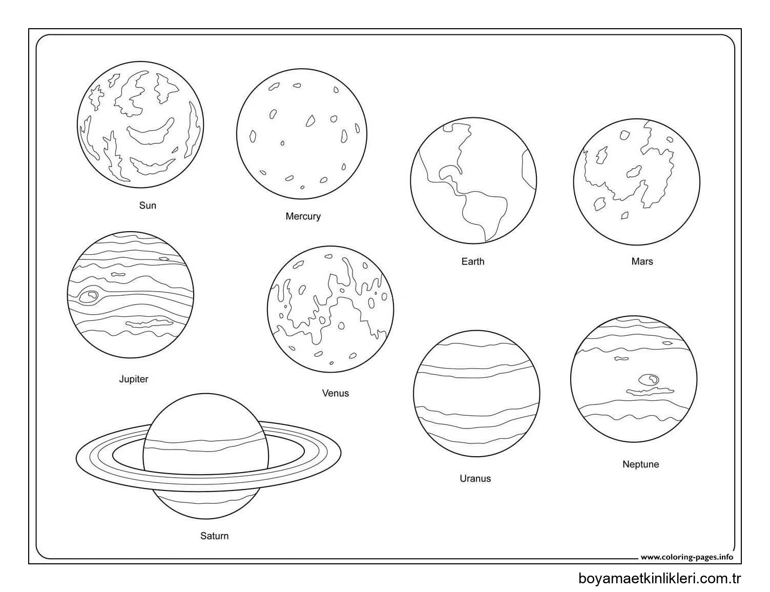 Gezegenler ve Güneş