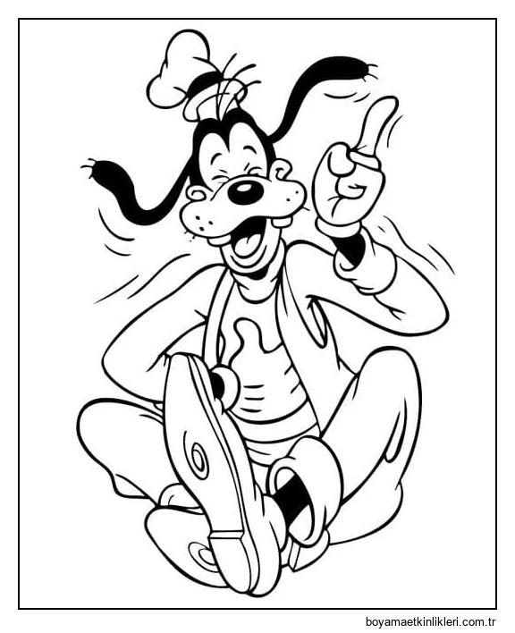 Goofy Yazdırılabilir Resim