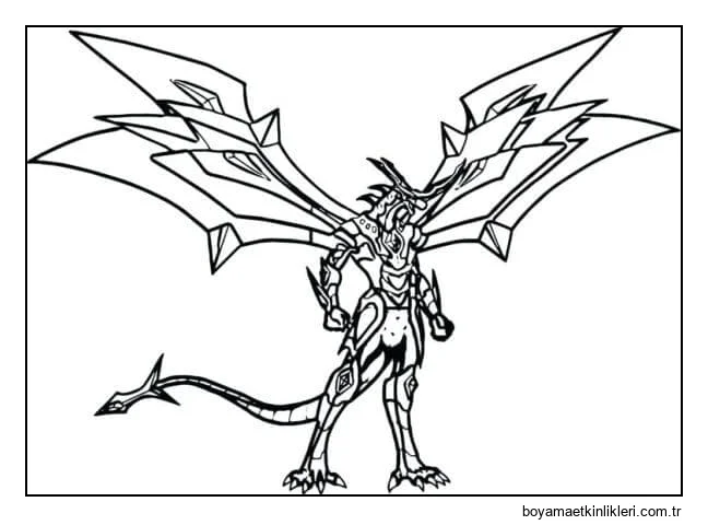Havalı Pyrus Dragonoid ayakta