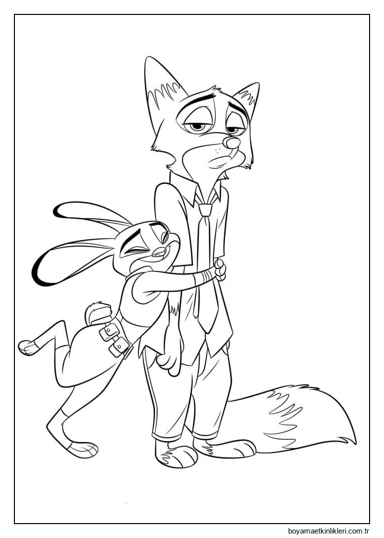 Judy Hopps’un Nick Wilde’a Sarilmasi