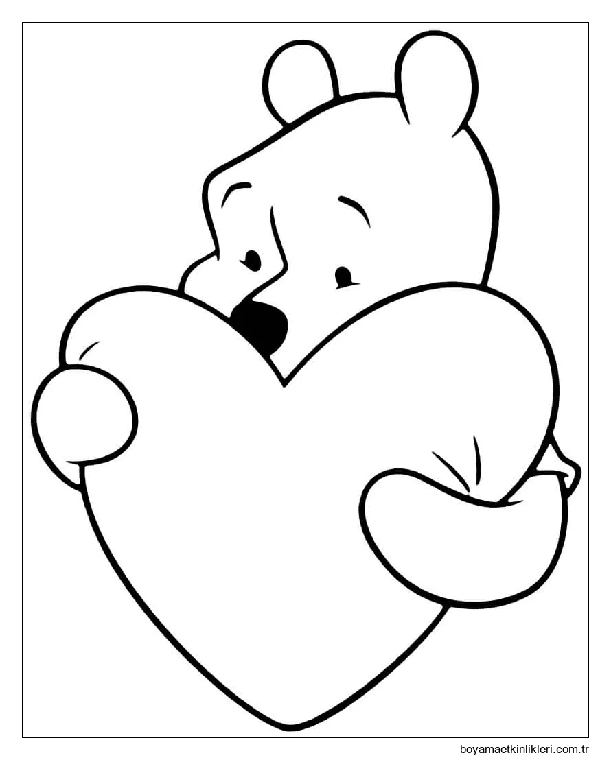 Kalbi Olan pooh Ayı