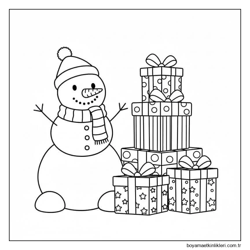 Kardan Adam ve Noel Hediyeleri