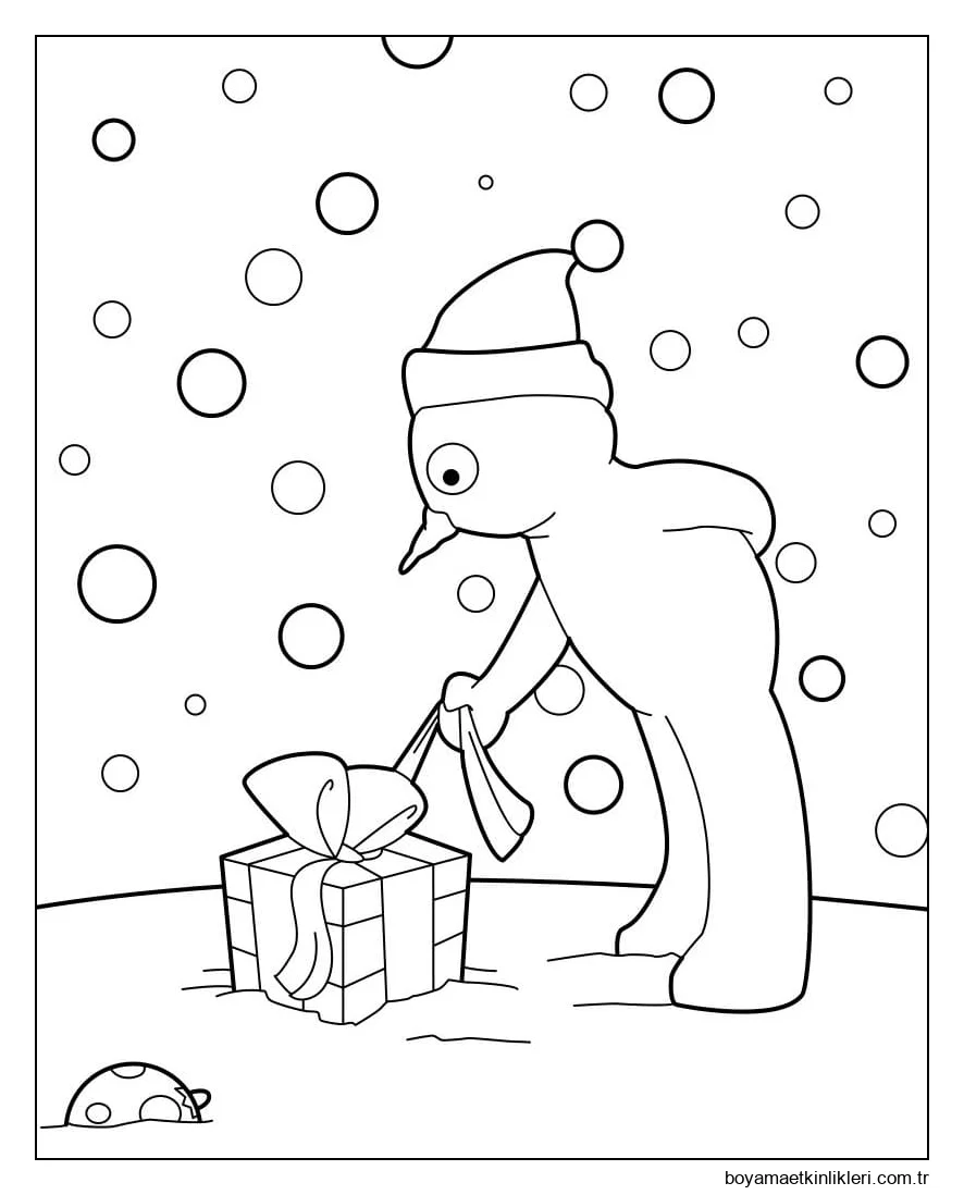 Kardan Adam ve Noel Paketi