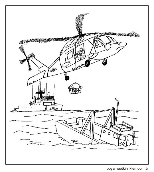 Karikatür Helikopter
