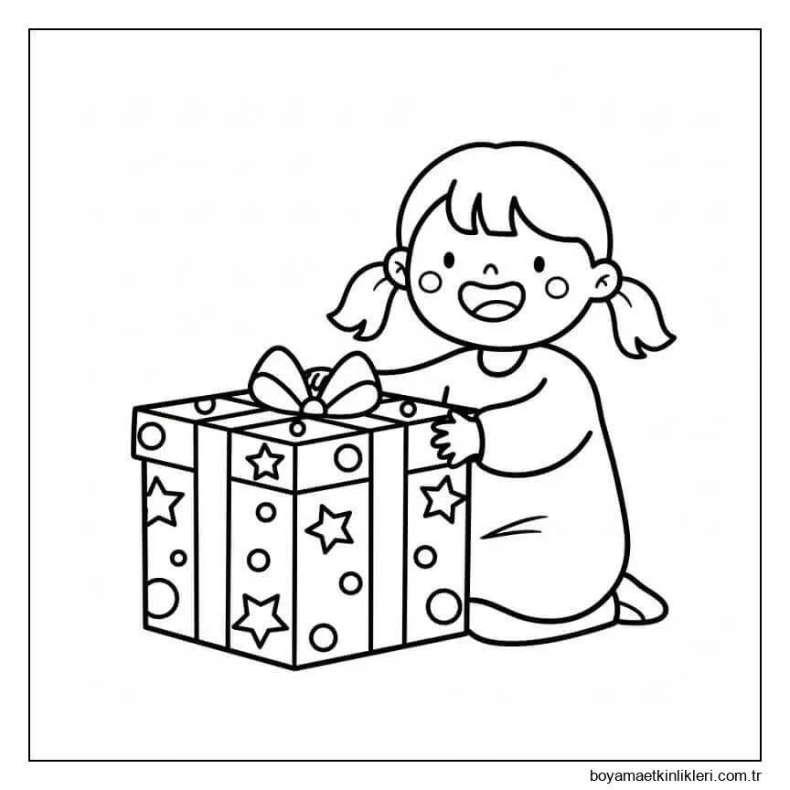 Kız Çocuk ve Noel Hediyesi