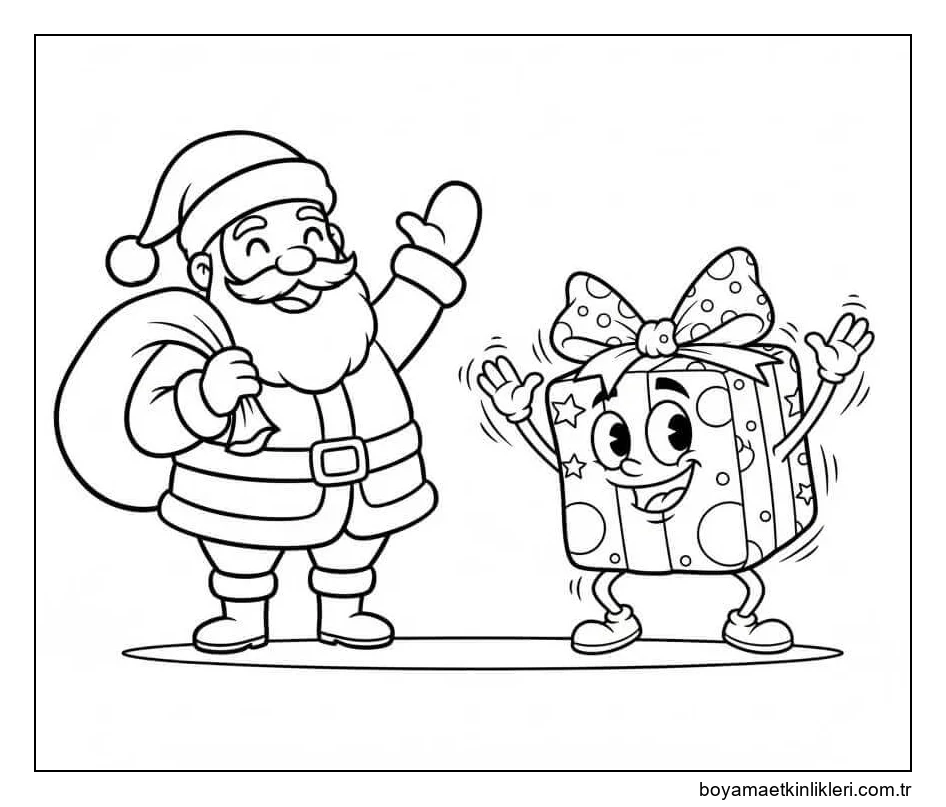 Mutlu Noel Baba ve Noel Hediyesi