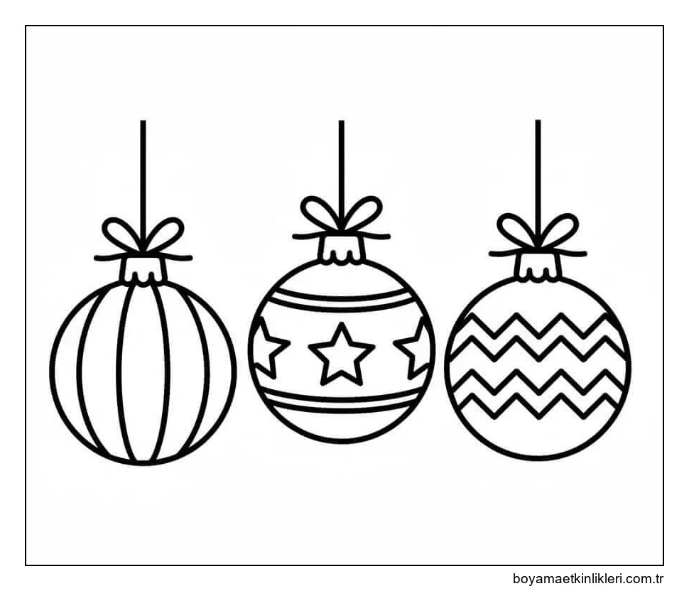 Noel Topları Bedava Resim