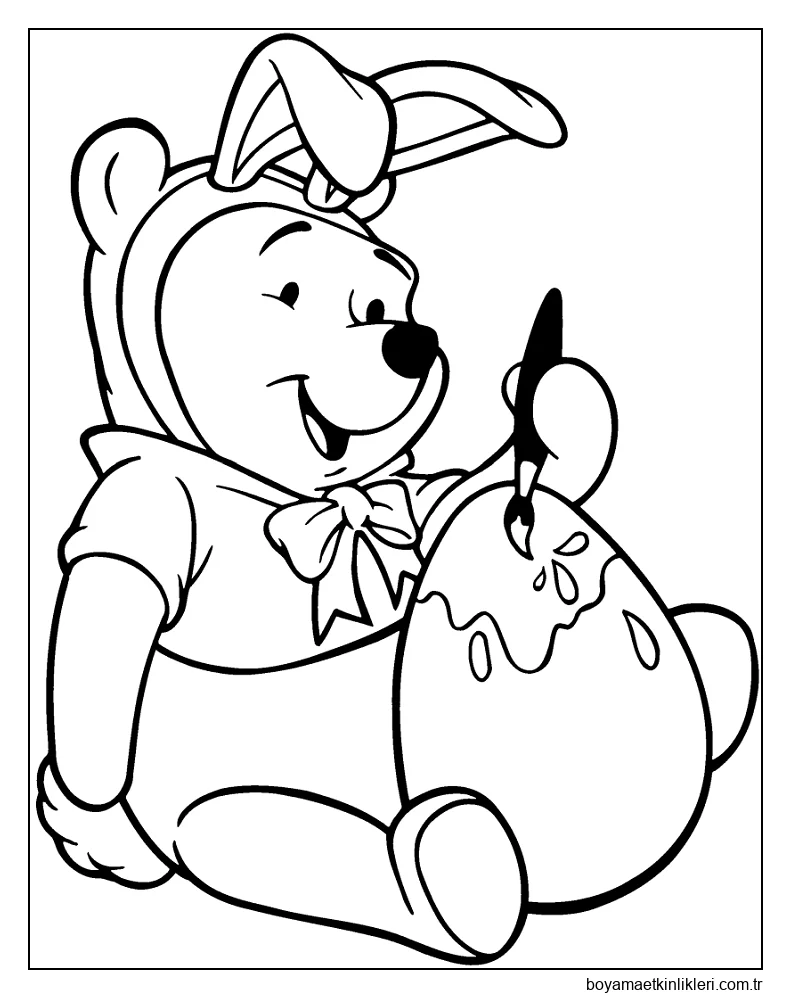 pooh paskalya yumurtası
