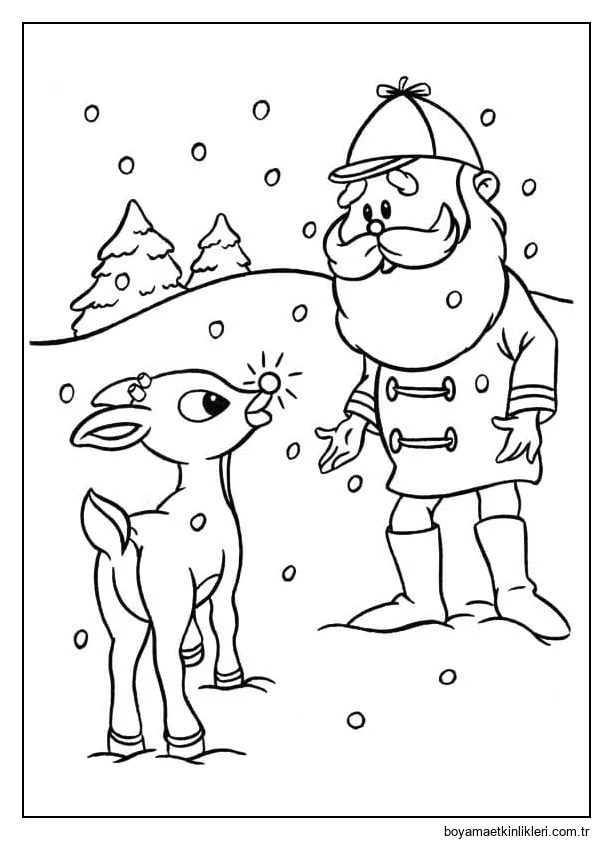 Rudolph ile Noel Baba