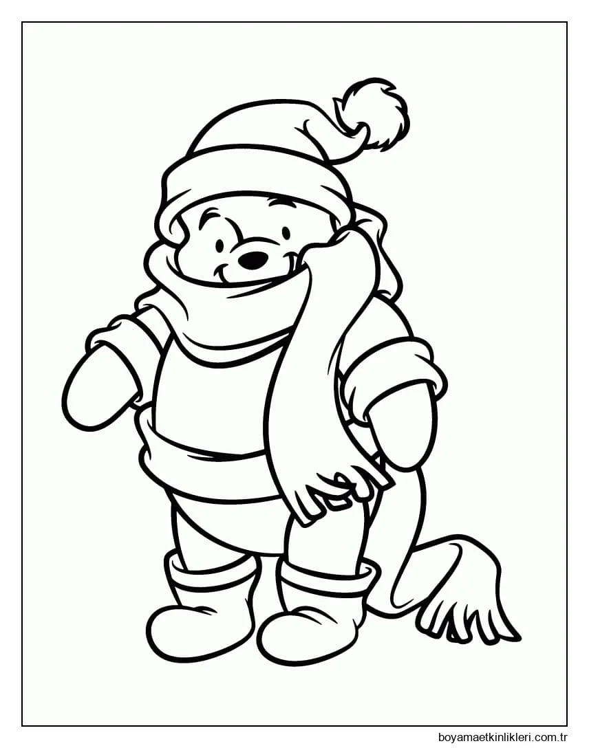 Sevimli Winnie the Pooh çizimi