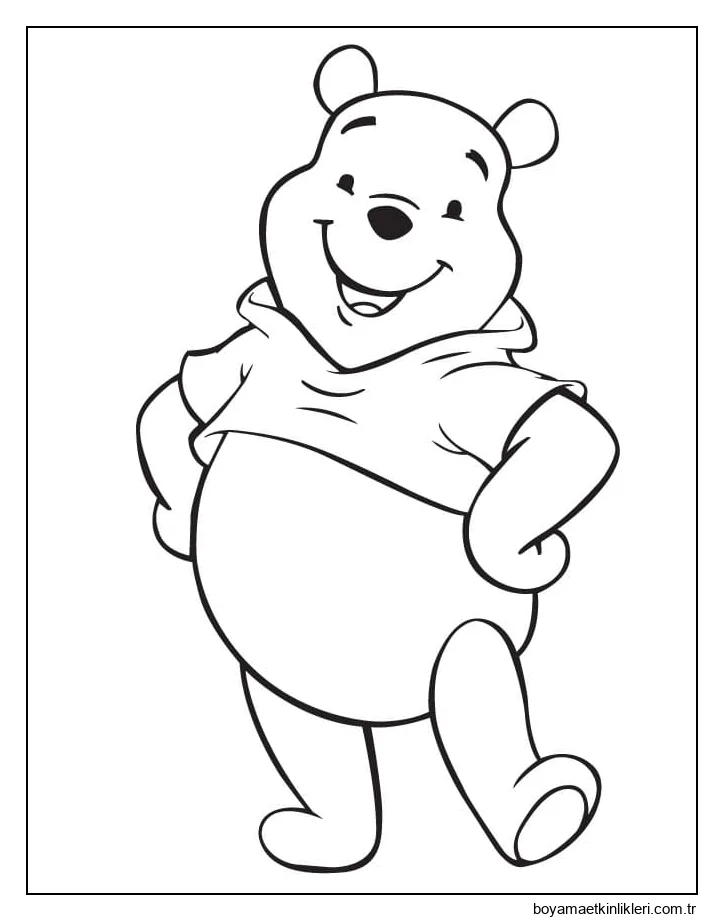 Sevimli Winnie the Pooh'u çizin