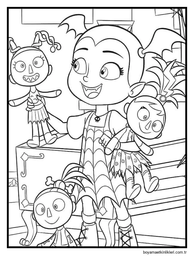 Tatlı Vampirina Her Zaman Kucağında Oyuncak Bebekleriyle Uyuyor