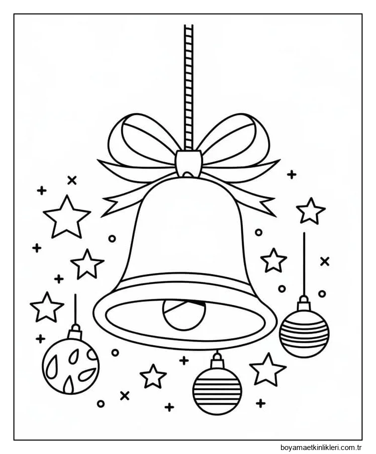 Yazdırılabilir Noel Görseli