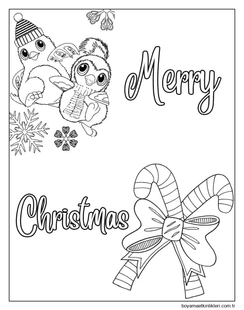 Yazdırılabilir Noel Resmi