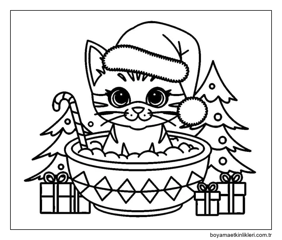 Yazdırılabilir Ücretsiz Noel