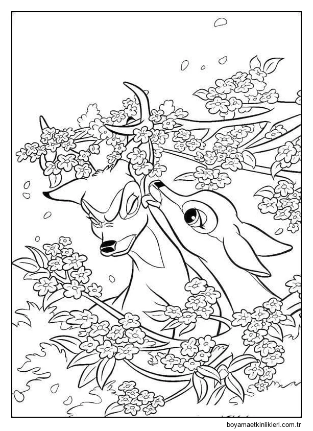 Bambi Ücretsiz yazdırılabilir