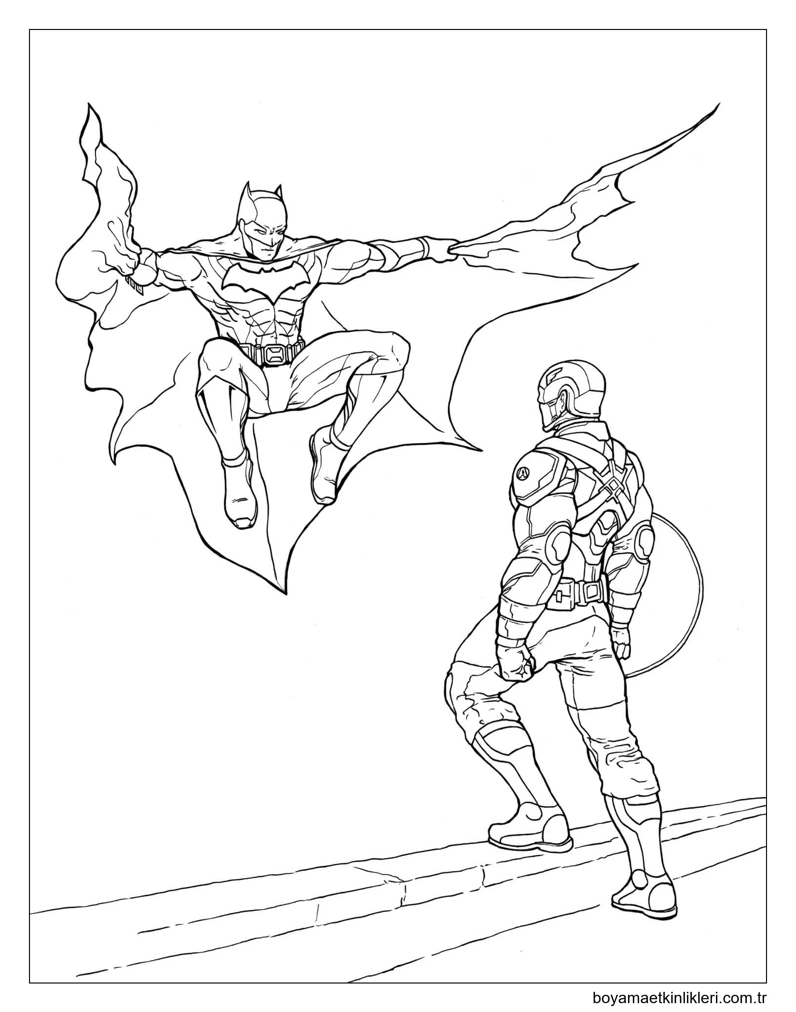 Batman ve Kaptan Amerika