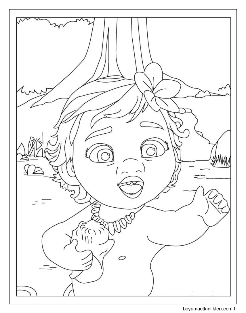 Bebek Moana Portresi