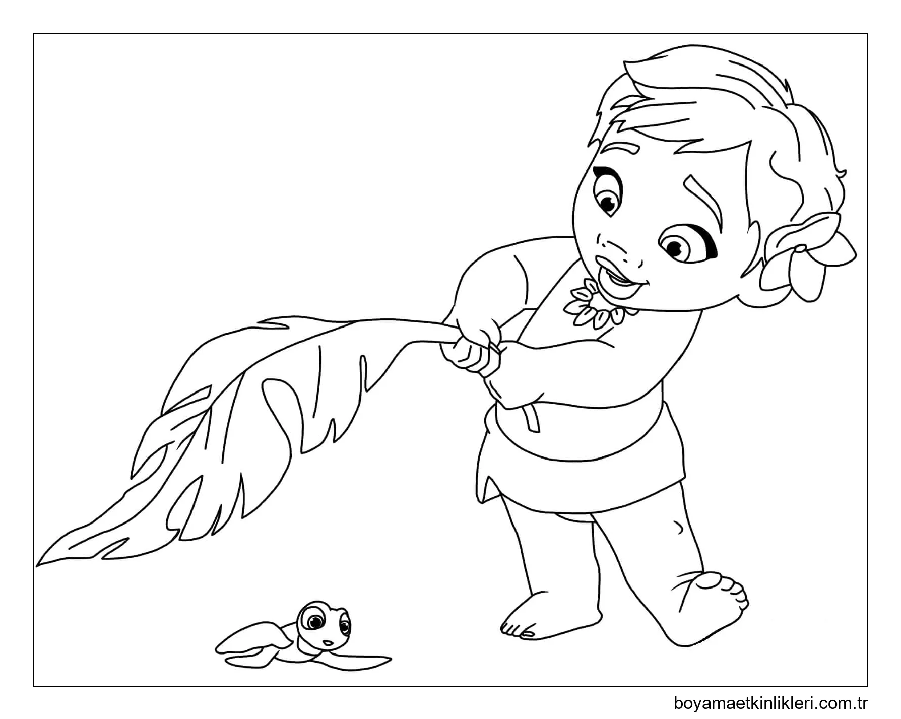 Bebek Moana ve Bebek Kaplumbağa