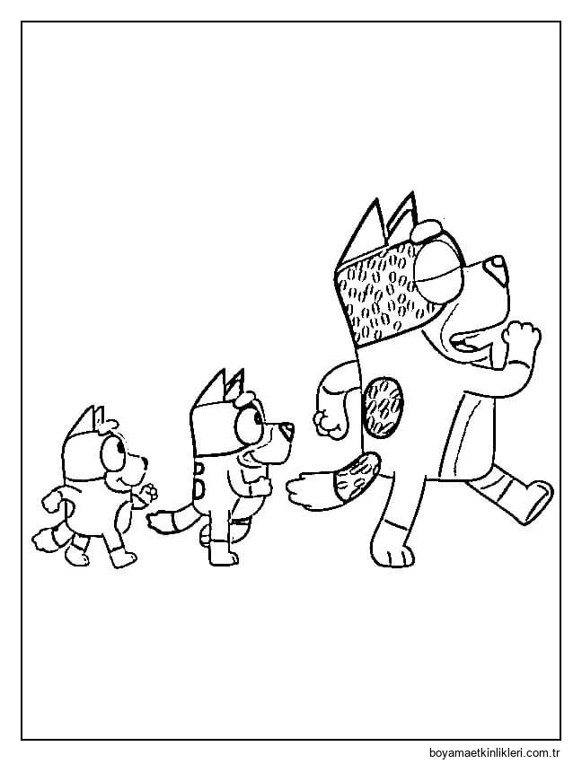 Bluey, Bingo ve Haydut Heeler Gidiyor