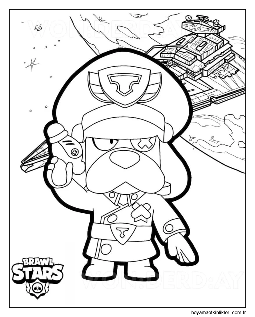 Brawl Stars Albay Ruffs'ı çiz