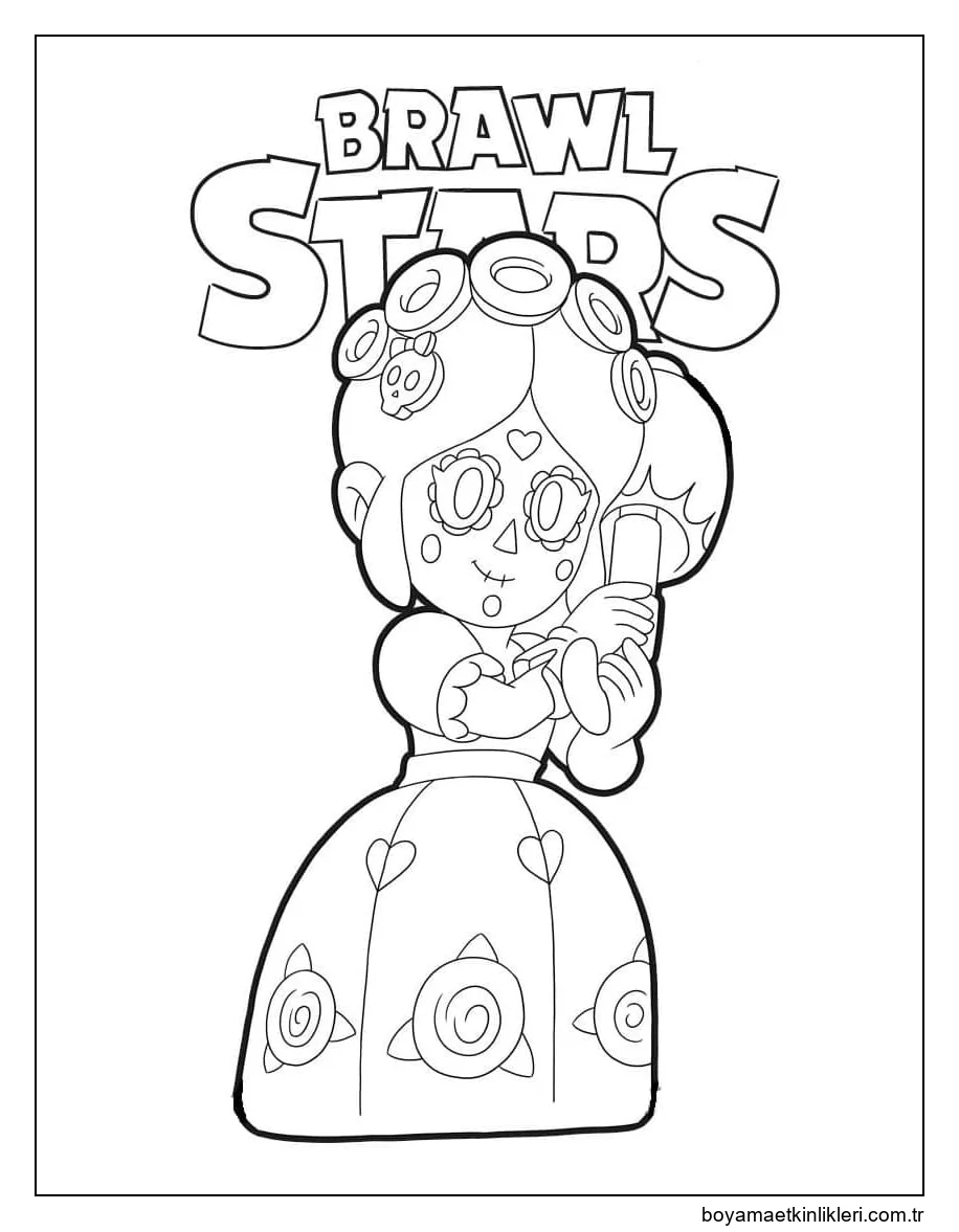 Brawl Stars Calavera Piper'ı çiz