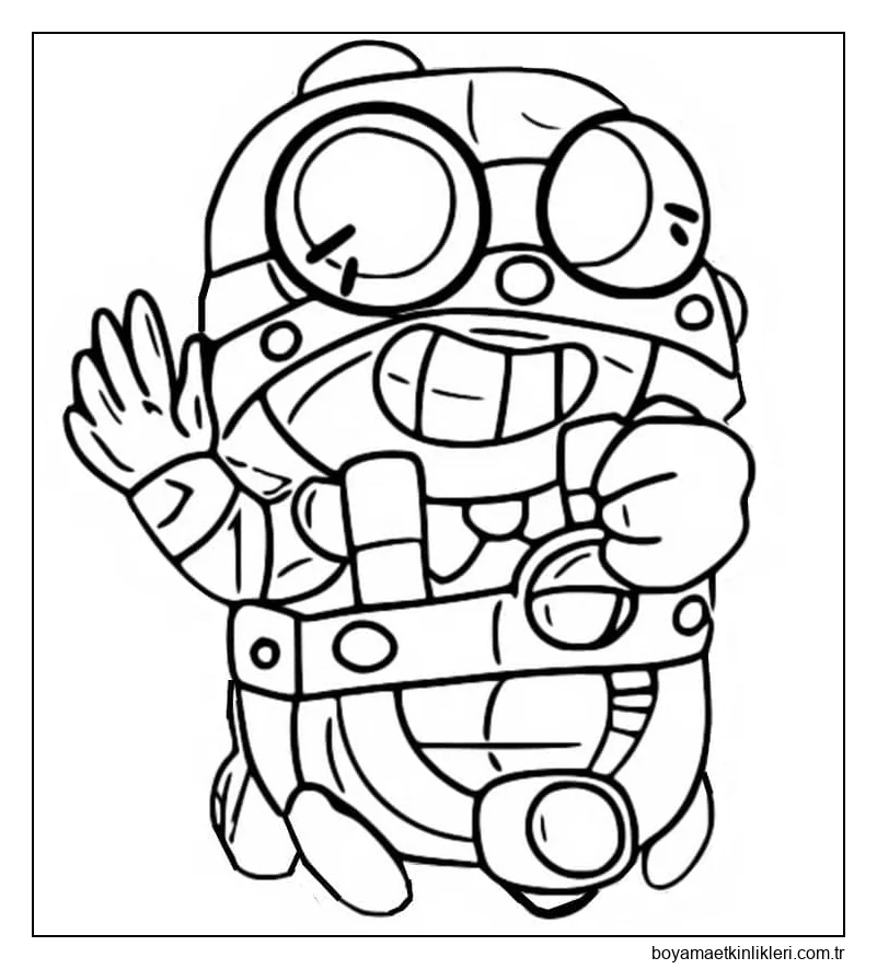 Brawl Stars Carl'ı çiz