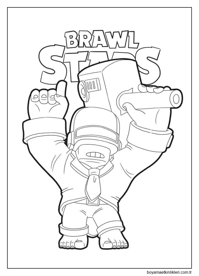 Brawl Stars DJ Frank'i çiz