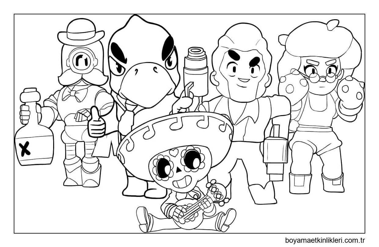 Brawl Stars Resmini Çiz