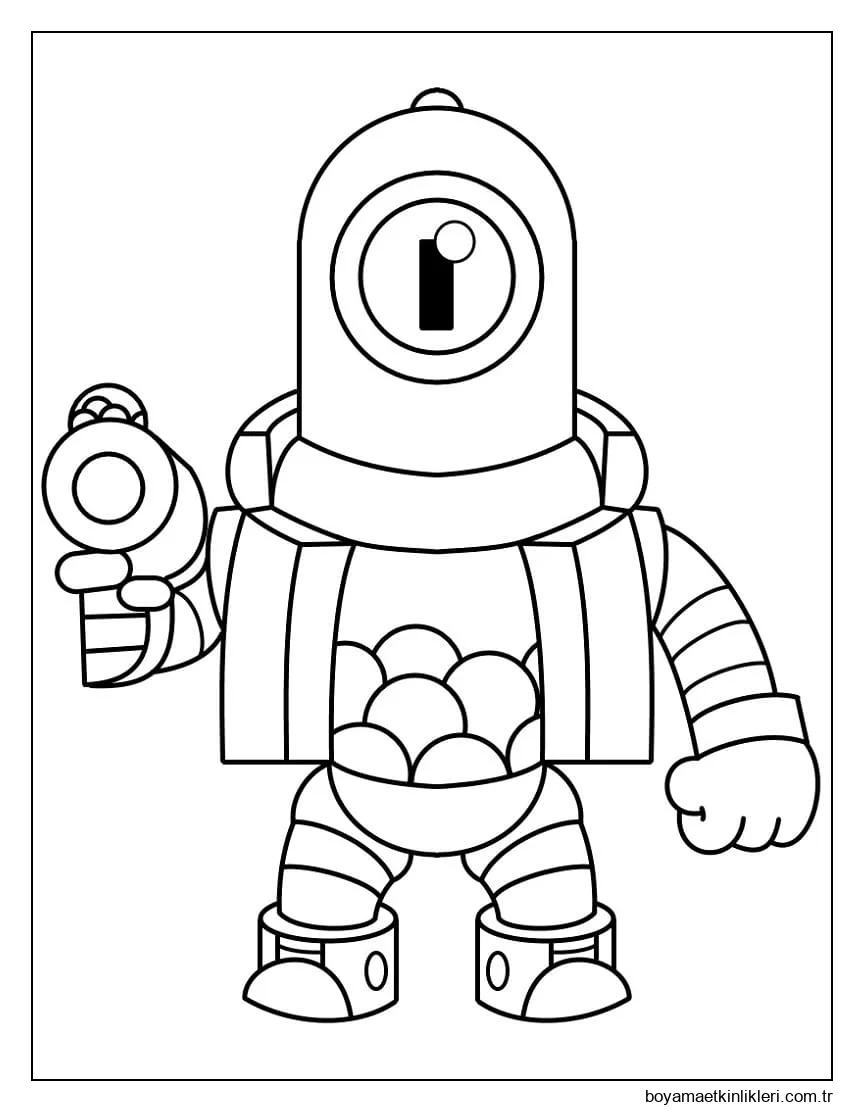 Brawl Stars Rico'yu çiz